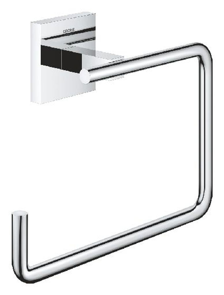 Grohe QuickFix Start Cube handdoekring 18,8x6x13,8cm chroom