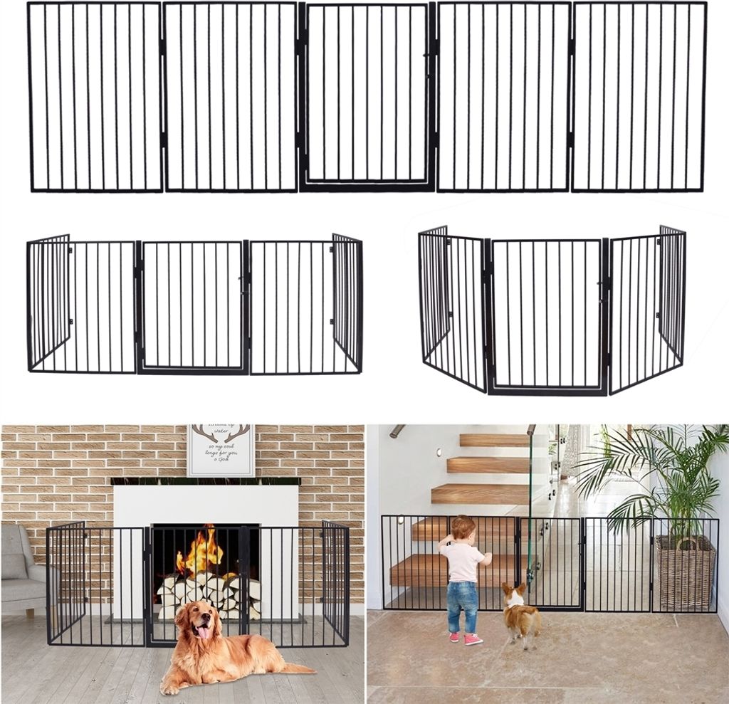 Ofenschutzgitter Kaminschutzgitter Metall Absperrgitter Baby Schutzgitter Baby