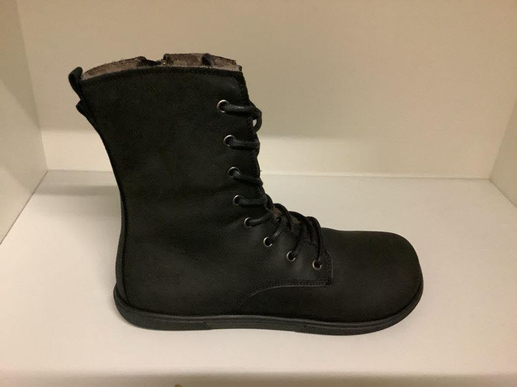 KOEL dámske barefoot topánky s jahňacou vlnou FARO čierne, Obrázok produktu 