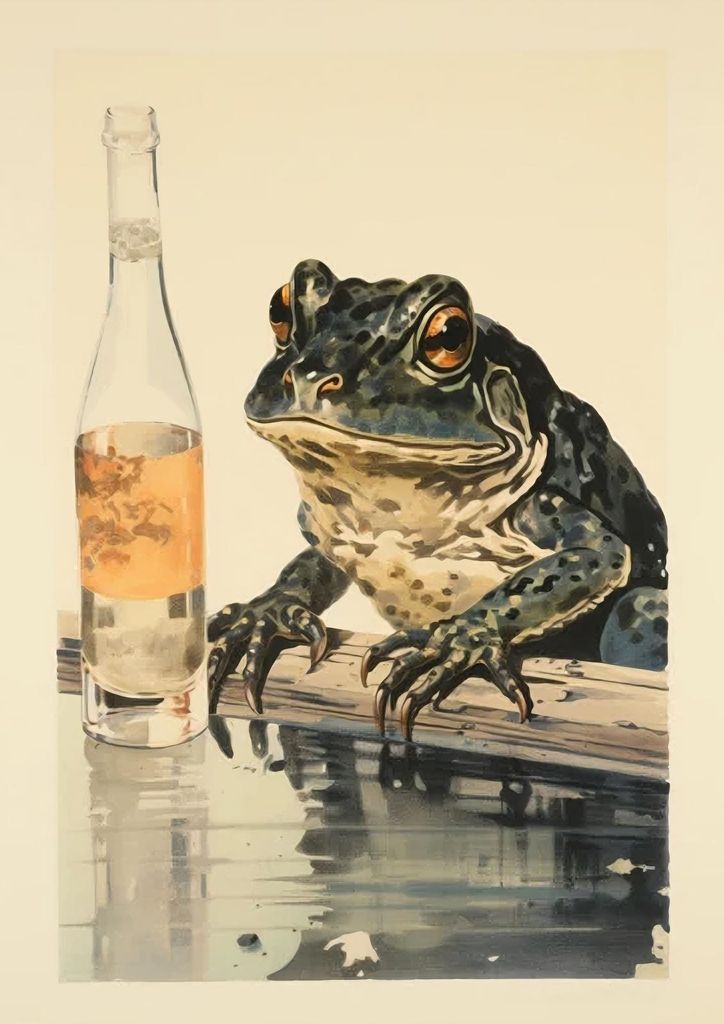 Plakat 42x59,4cm Reflektionen des Teichhuhns