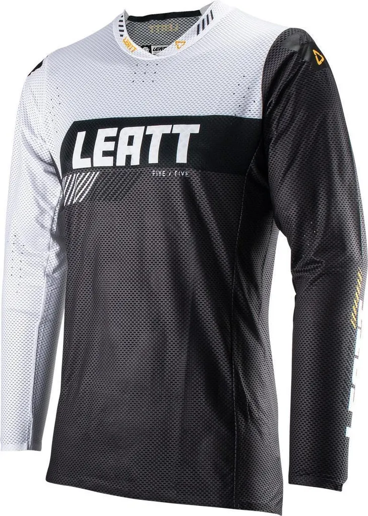 Maillot Leatt 5.5 Ultraweld Gris M : Anti-transpiration et Confort MX