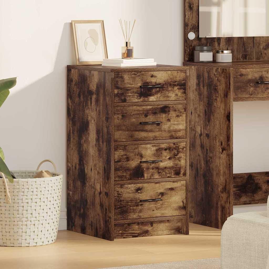 Maison Exclusive - Sideboard Räuchereiche 40 x 41 x 75 cm Holzwerkstoff