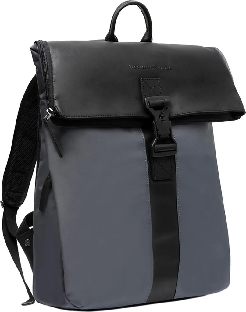 Trondheim Backpack Light Grey sac à dos ordinateur en cuir véritable