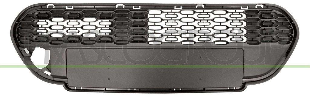 PRASCO PG2042001 Kühlergrill Frontgrill passend für PEUGEOT 107 Schrägheck (PM, PN) Schwarz