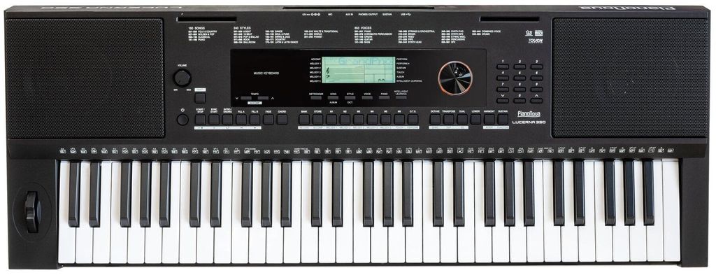 Pianonova Lucerna 350 Keyboard mit Touch Response Black