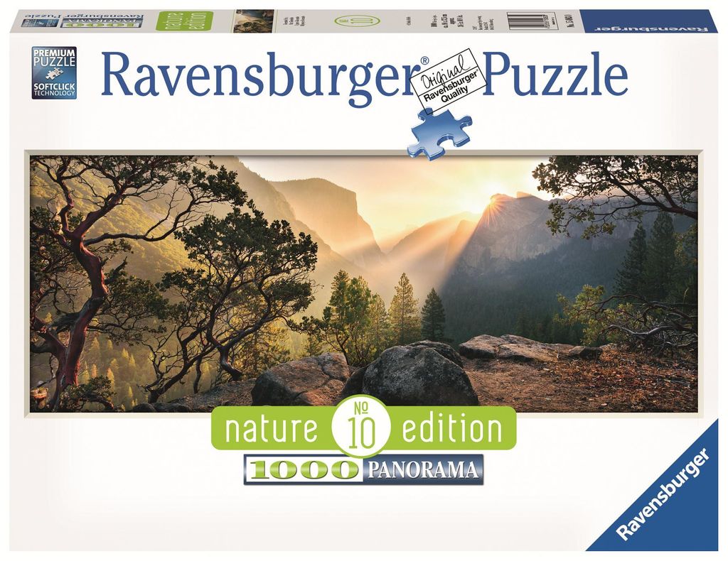 1000 Teile Ravensburger Puzzle Panorama Nature Edition Yosemite Park 15083