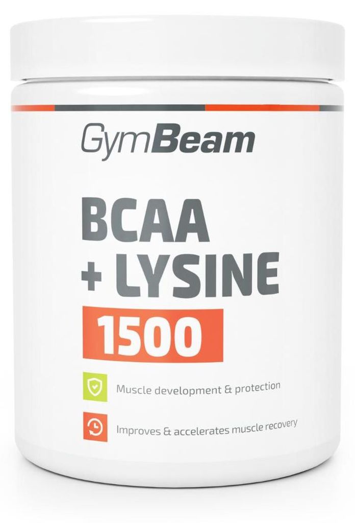 GymBeam - BCAA 1500 + Lysin, 300 Tabletten, ohne Geschmack