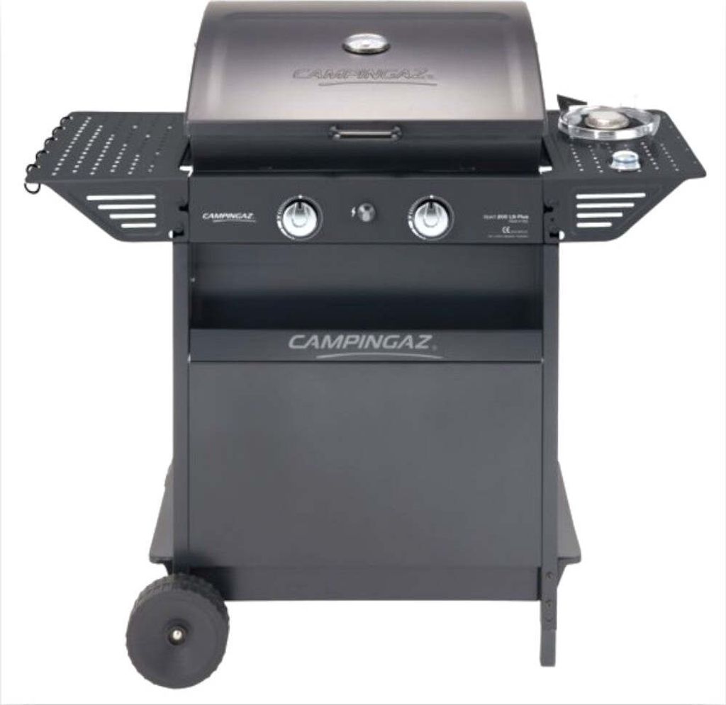 Gasgrill mit Rädern 2 Stahlbrenner und Seitenbrenner XPERT 200 LS PLUS