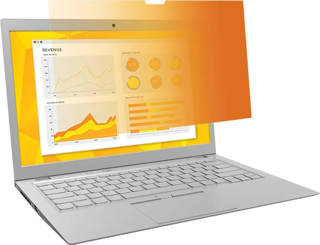 Filtre de Confidentialité 3M Gold pour PC Portable 12.5" Format 16:9