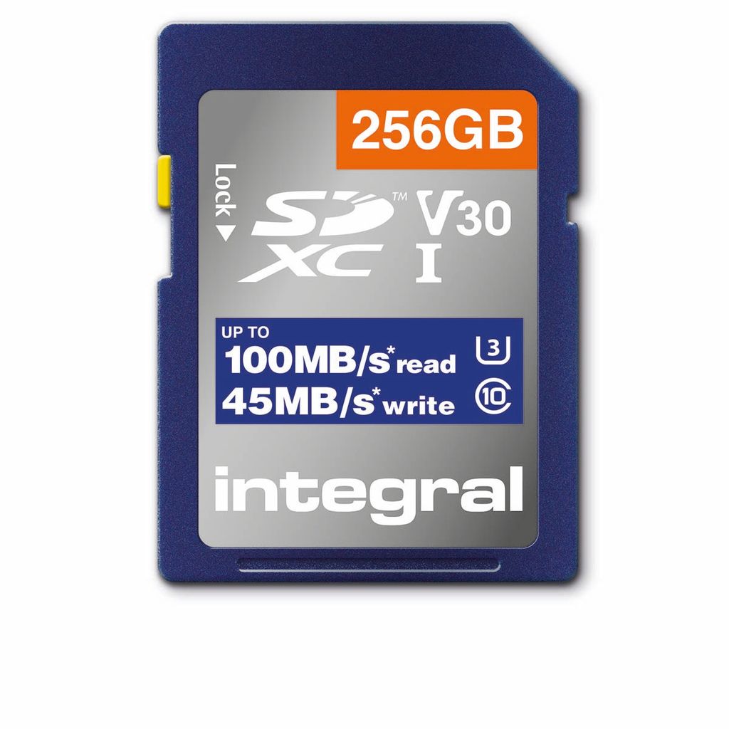 Integral SDXC Karte 256GB U3 V30