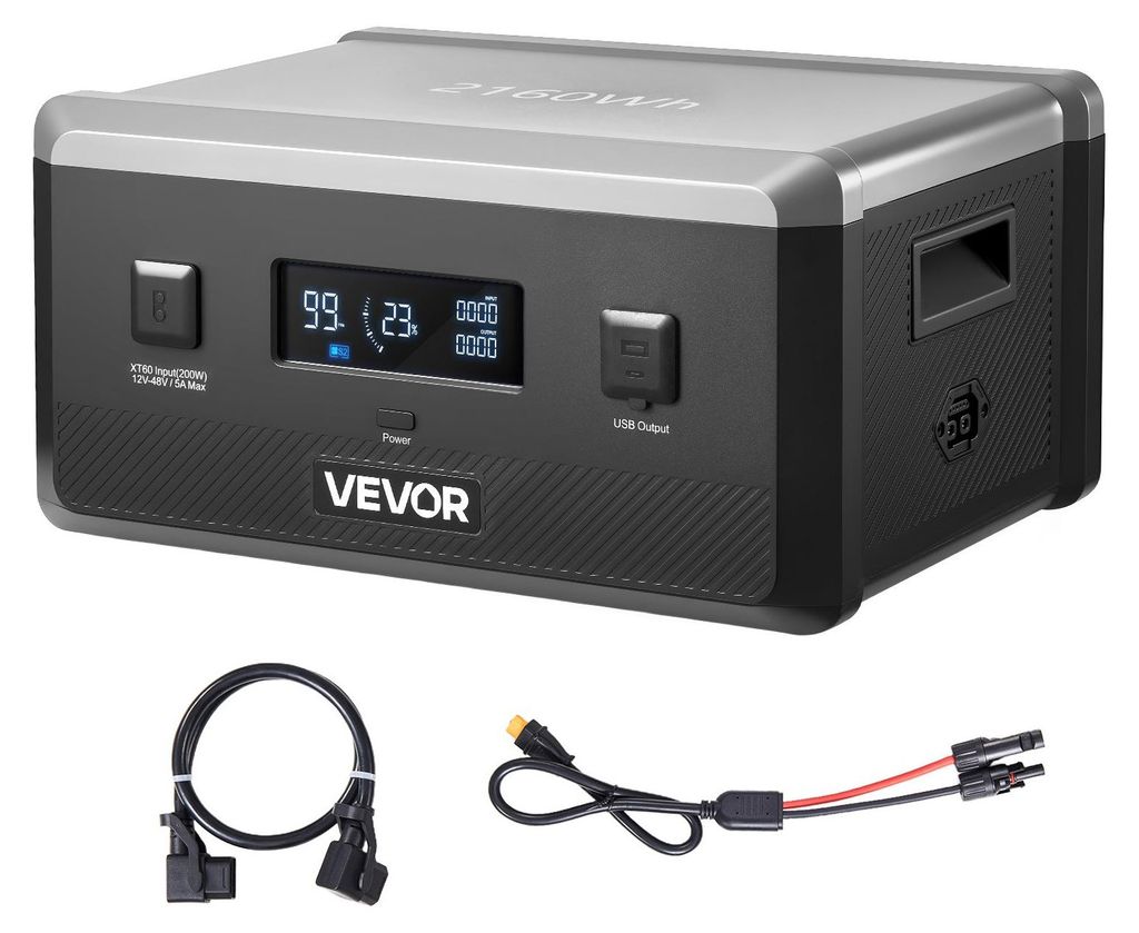 VEVOR extra batterij voor draagbare powerstations, 2160 Wh Productafbeelding 