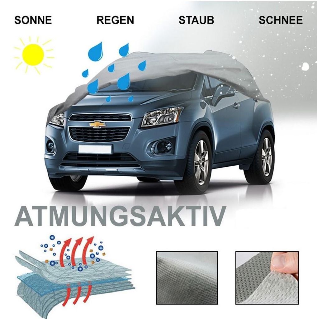 Größe XXL Atmungsaktiv Autoplane Ganzgarage Vollgarage 4- Produktbild 
