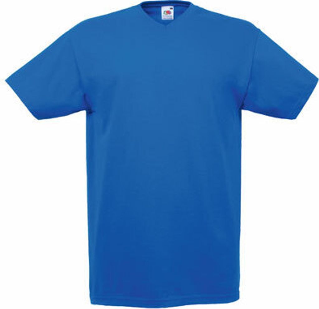 Fruit of the Loom - Valueweight V-Neck T - Royal Blue - XL