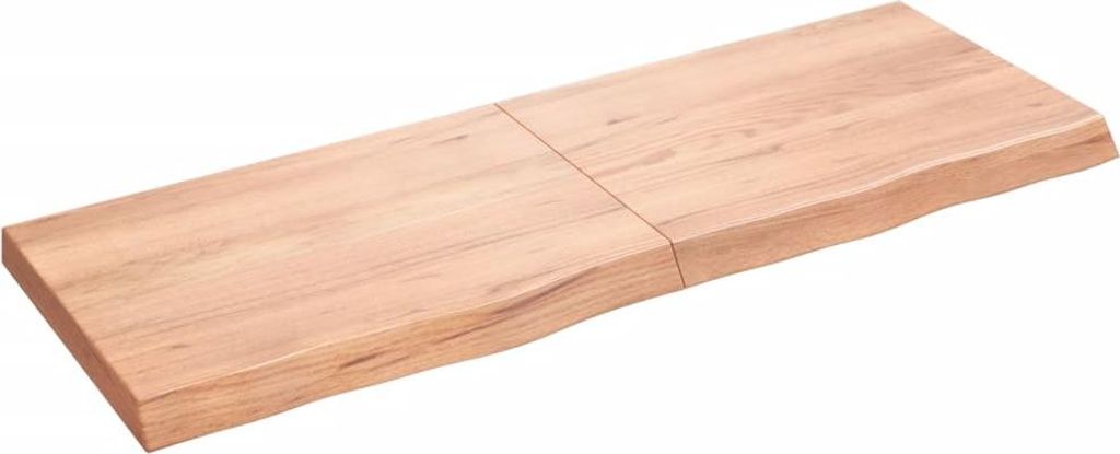 vidaXL Waschtischplatte Hellbraun 140x50x(2-6) cm Produktbild 