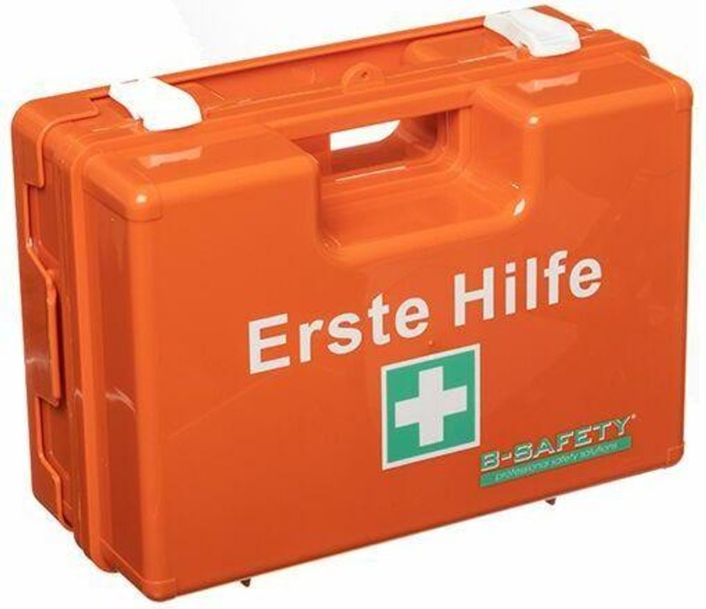 B-SAFETY Erste-Hilfe-Koffer STANDARD - Inhalt gemäß DIN 13157:2021-11, 85-teilig