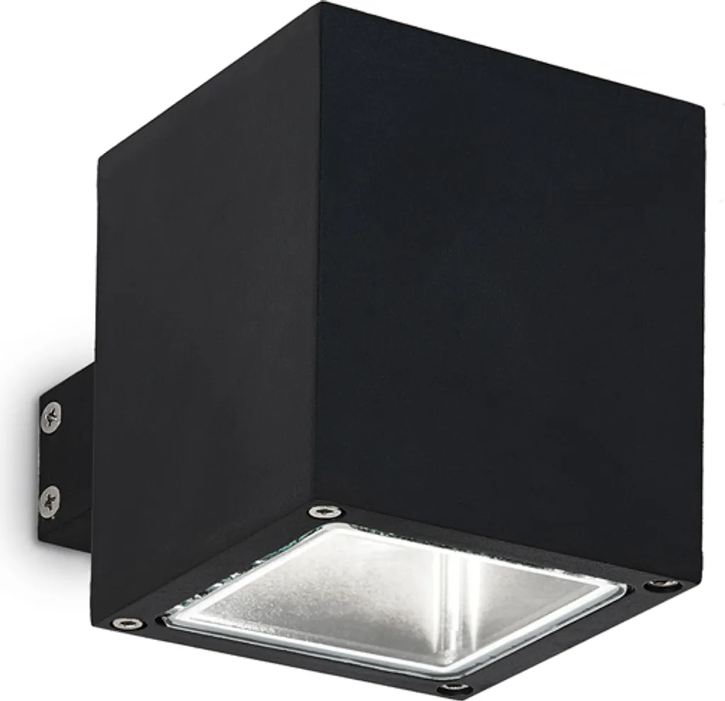 Applique noire SNIF SQUARE 1 ampoule pour un éclairage design moderne