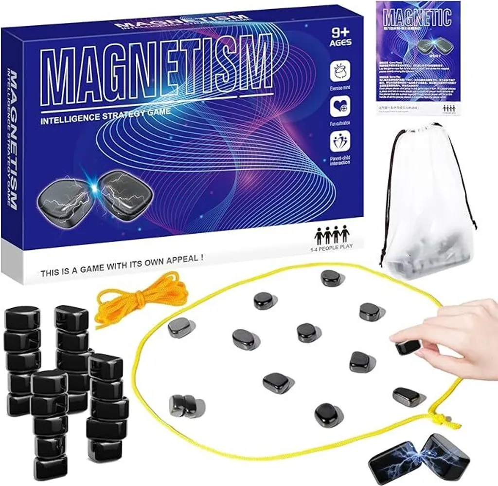 Échiquier magnétique de table transportable - Jeu de société classique