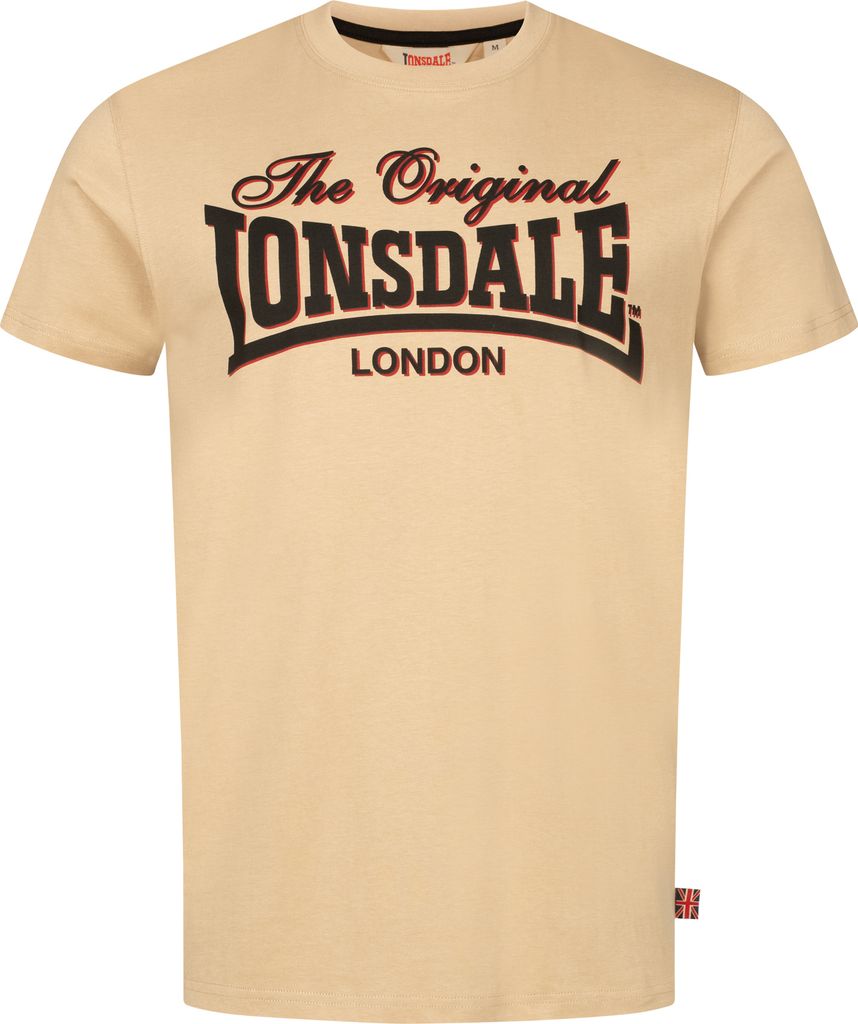 T-shirt homme coupe régulière COTHA Sand/Black/Red M Image du produit 