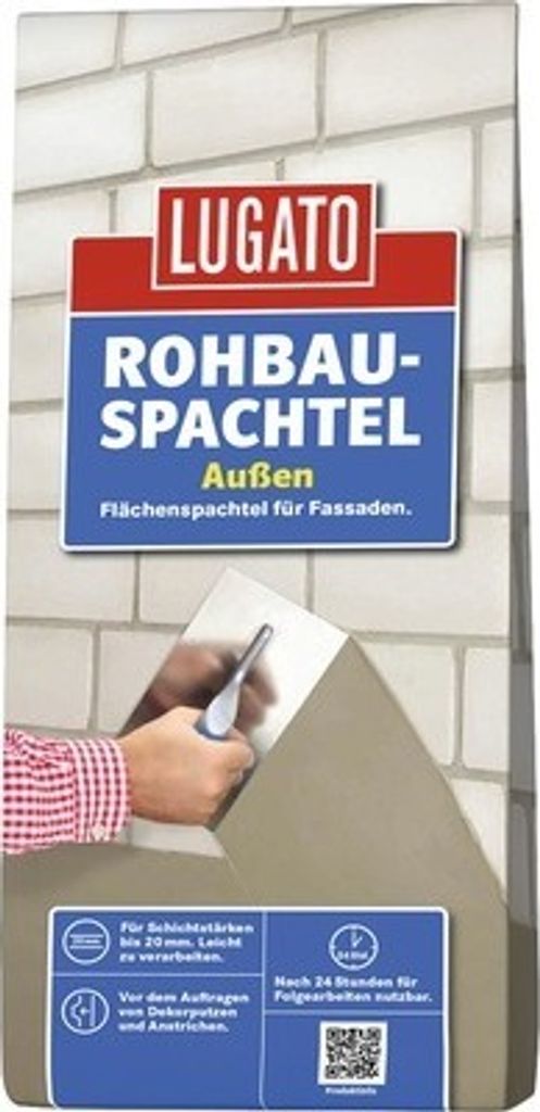 Lugato Flächenspachtel Rohbauspachtel Aussen 5 kg Produktbild 