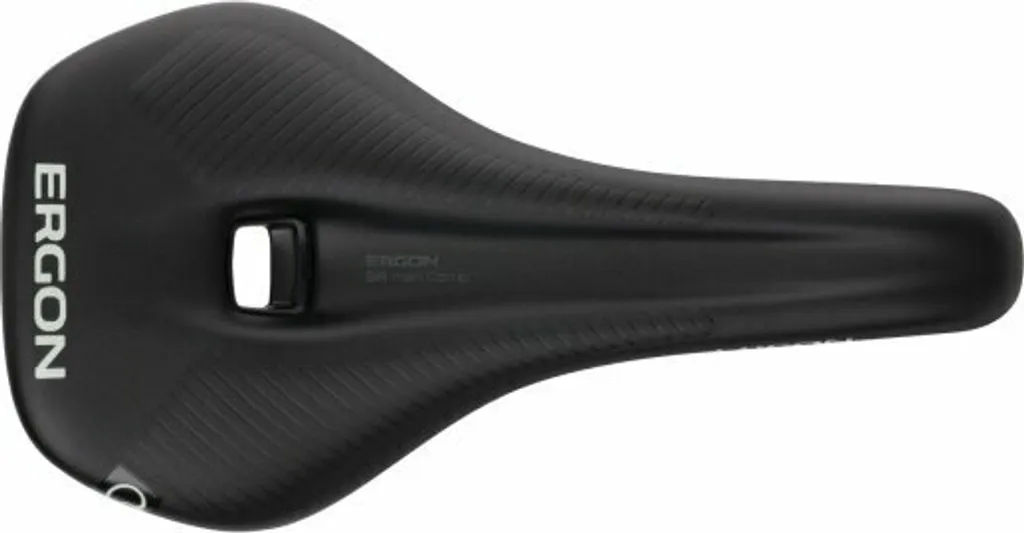 Selle Ergon SR Comp Men 153 mm Noire légère et robuste avec rails TiNox