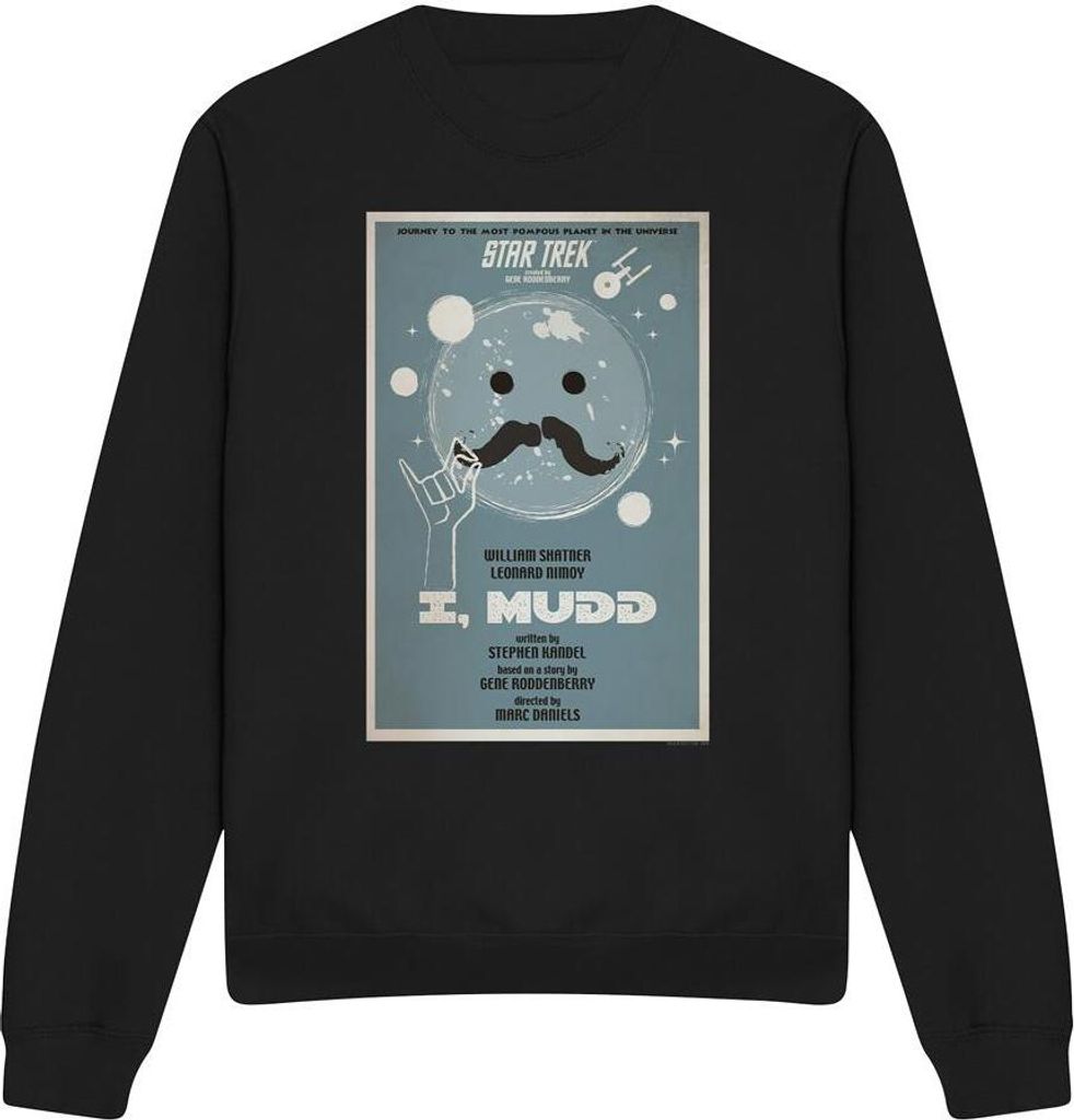 Star Trek - "The Original Series Episode 37" Sweatshirt für Herren/Damen Uni TV11582 (XL) (Schwarz)