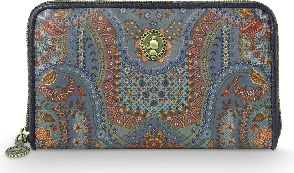 Compagnon tout-en-un Pip Studio Willow Jabali Blue porte-monnaie chic