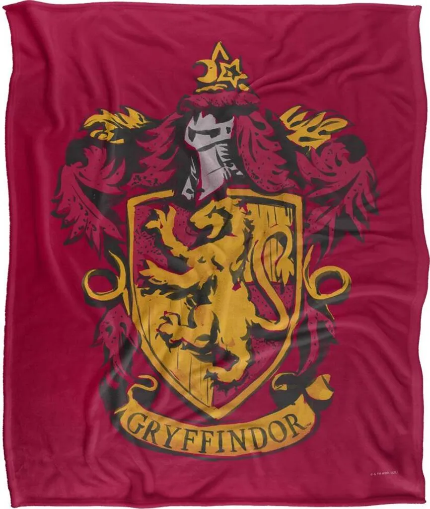 Couverture Harry Potter Gryffondor Idéale Soirée Cinéma et Cocooning