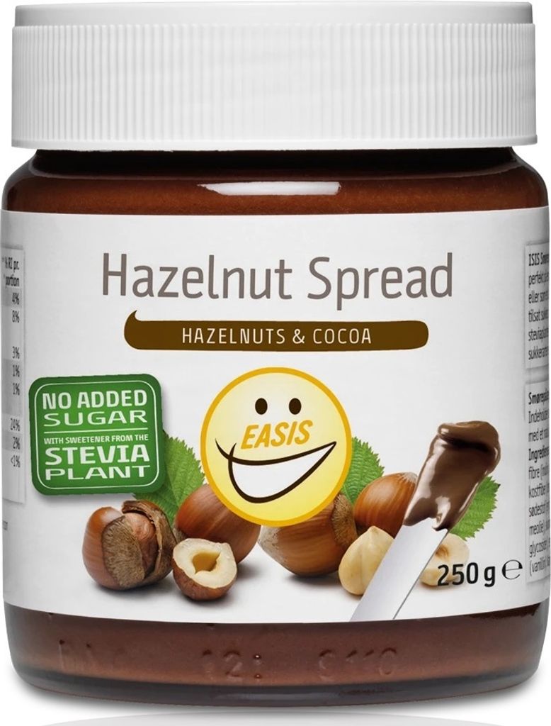 EASIS Hazelnut Spread 250g - Haselnuss-Kakao Aufstrich ohne Produktbild 