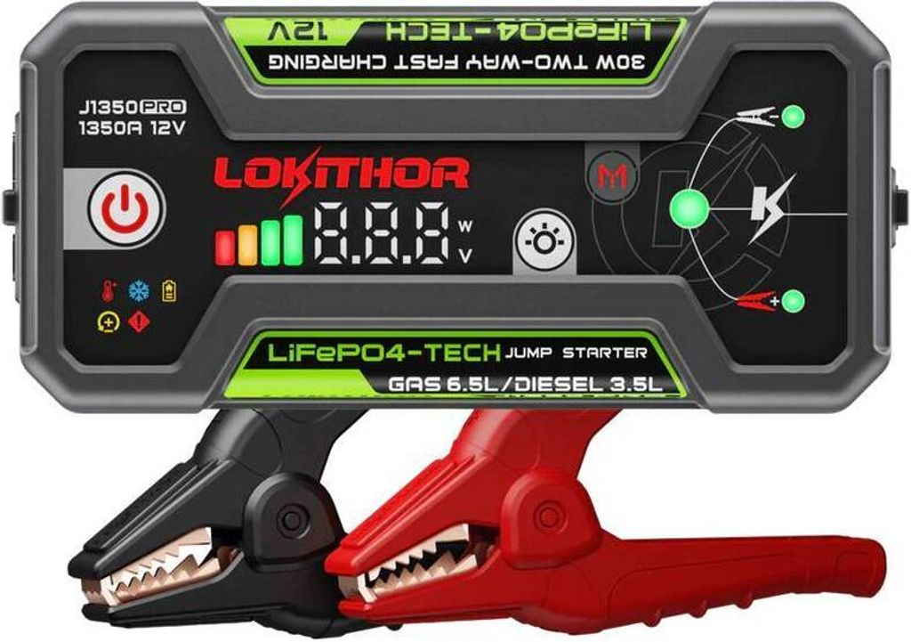 Lokithor Jumpstarter J1350 PRO 12V 1350A