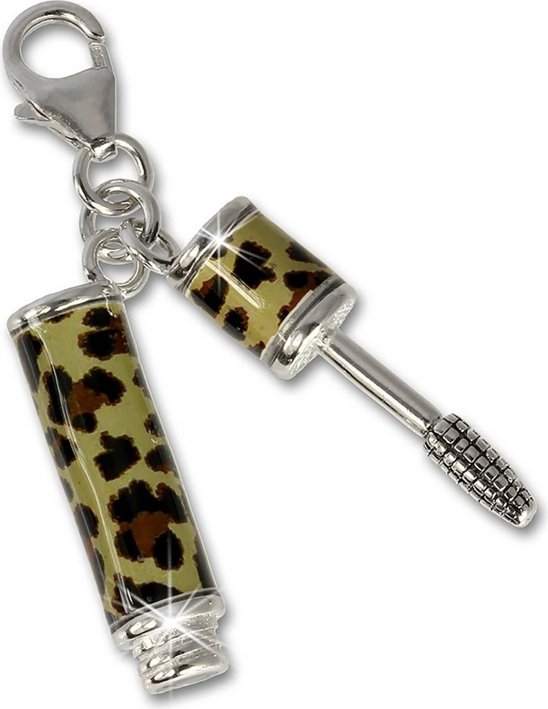 SilberDream Charm Armband Anhänger Mascara bunt 925 Echt Silber FC673