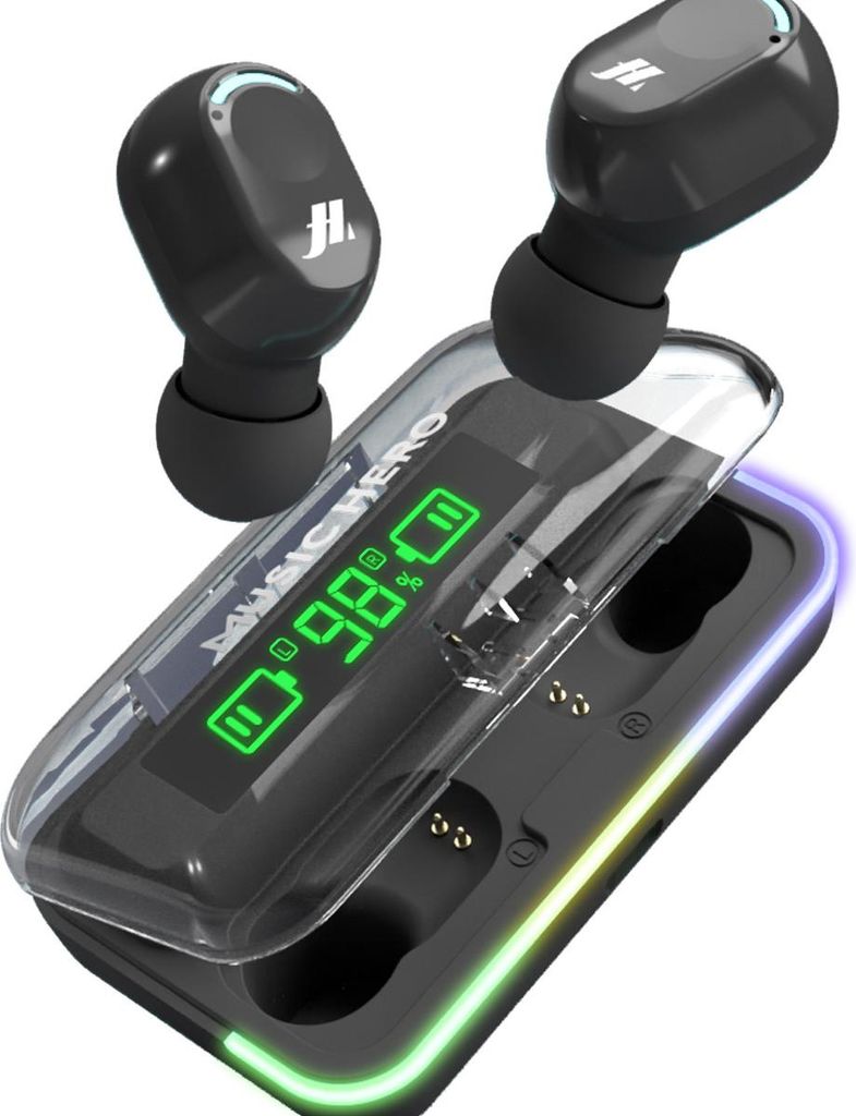 SBS TWS Kombo, True Wireless Stereo (TWS), 20 - 20000 Hz, Anrufe/Musik, 50 g, Kopfhörer, Schwarz