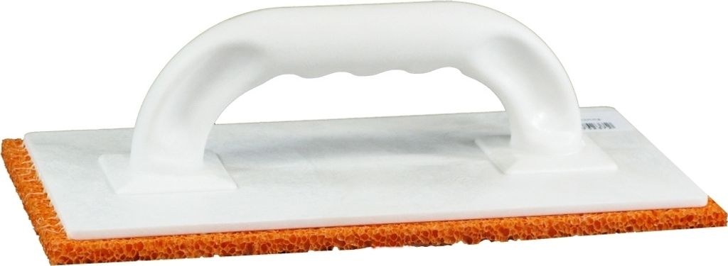 Reibebrett / Schwammgummibelag 280 x 140 x 10 mm, mittelporig, orange
