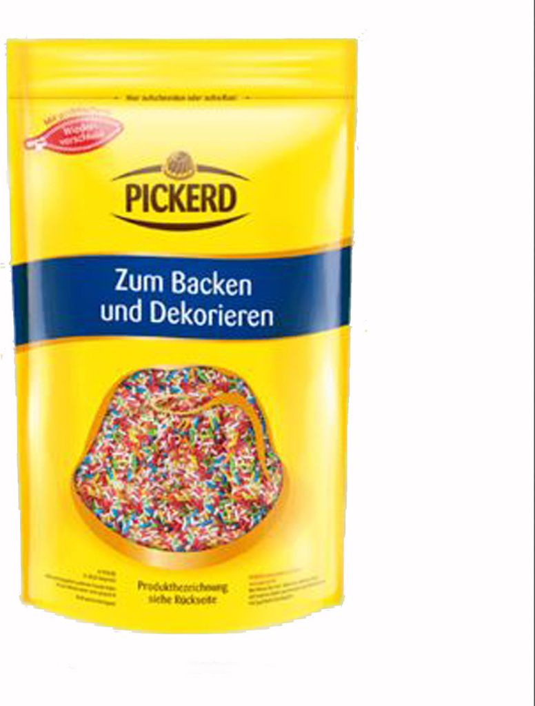Pickerd Bunte Zucker Streusel zum Backen und Dekorieren Produktbild 