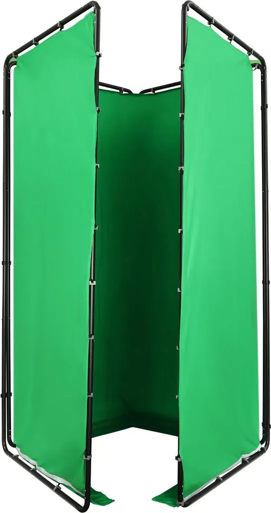 Fond vert pour streaming et studio vidéo 4 m ajustable en polyester pro - 6
