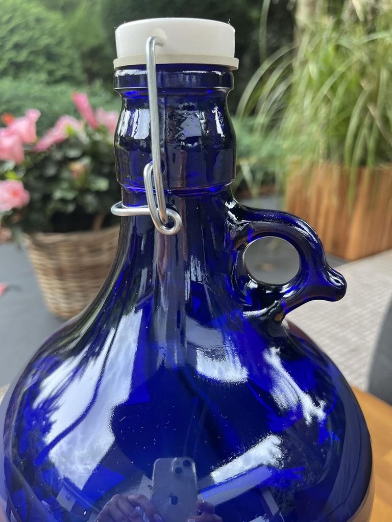 4 x 5L Blaue Flasche mit Bügelverschluss GÄRBALLON Produktbild 6
