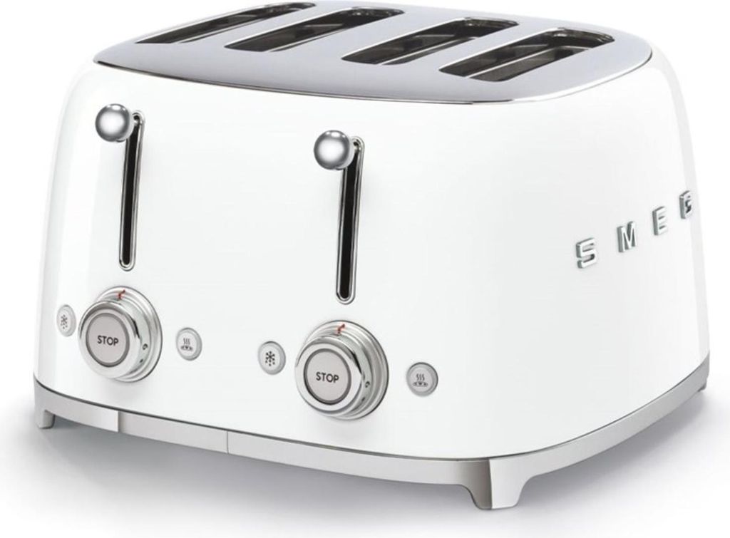 Smeg TSF03WHEU, 4 kaw., Biały, Stal nierdzewna, Przyciski, Zdjęcie produktu 