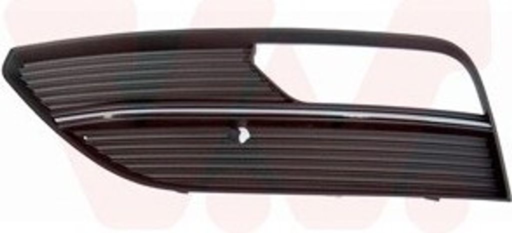 VAN WEZEL Lüftungsgitter Grill Stoßfänger für AUDI A3 Sportback (8VA, 8VF) mit Loch/Löchern für Nebellampen Chrom