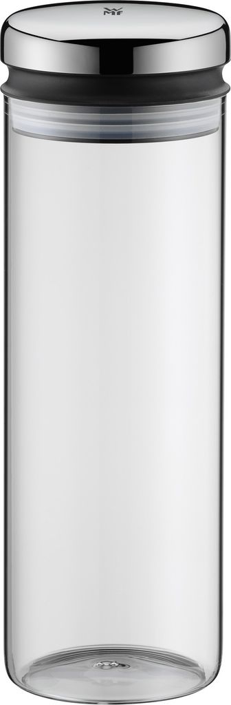 WMF Depot Vorratsdose Glas 1,5l, Höhe 28,5 cm, Vorratsglas mit Deckel, Kaffeebohnen Behälter, Müslidose, Frischhaltedose mit große Einfüllöff...