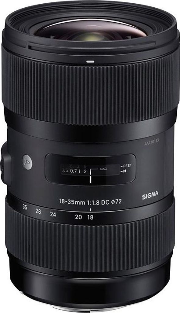 SIGMA Objektiv AF-S 18-35mm f1,8 DC HSM Nikon Produktbild 