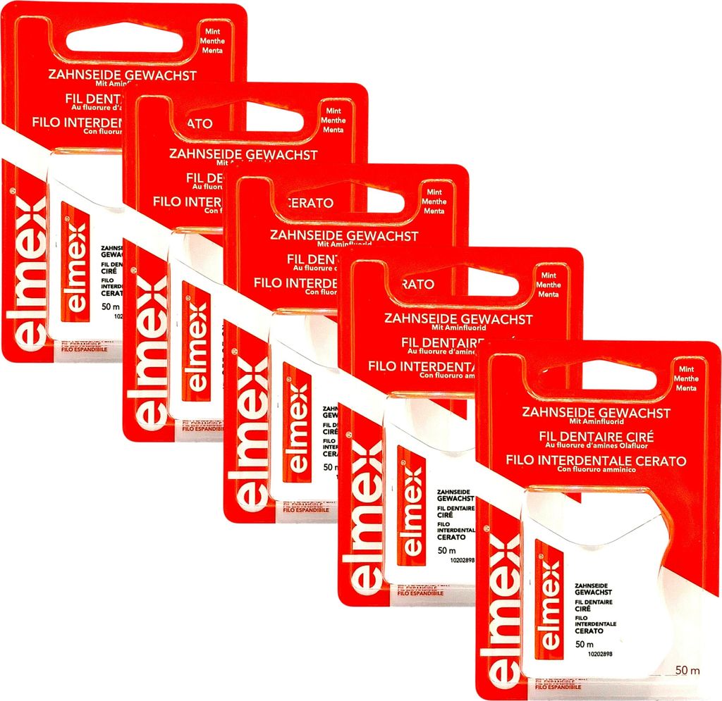 5x Elmex Zahnseide gewachst Produktbild 