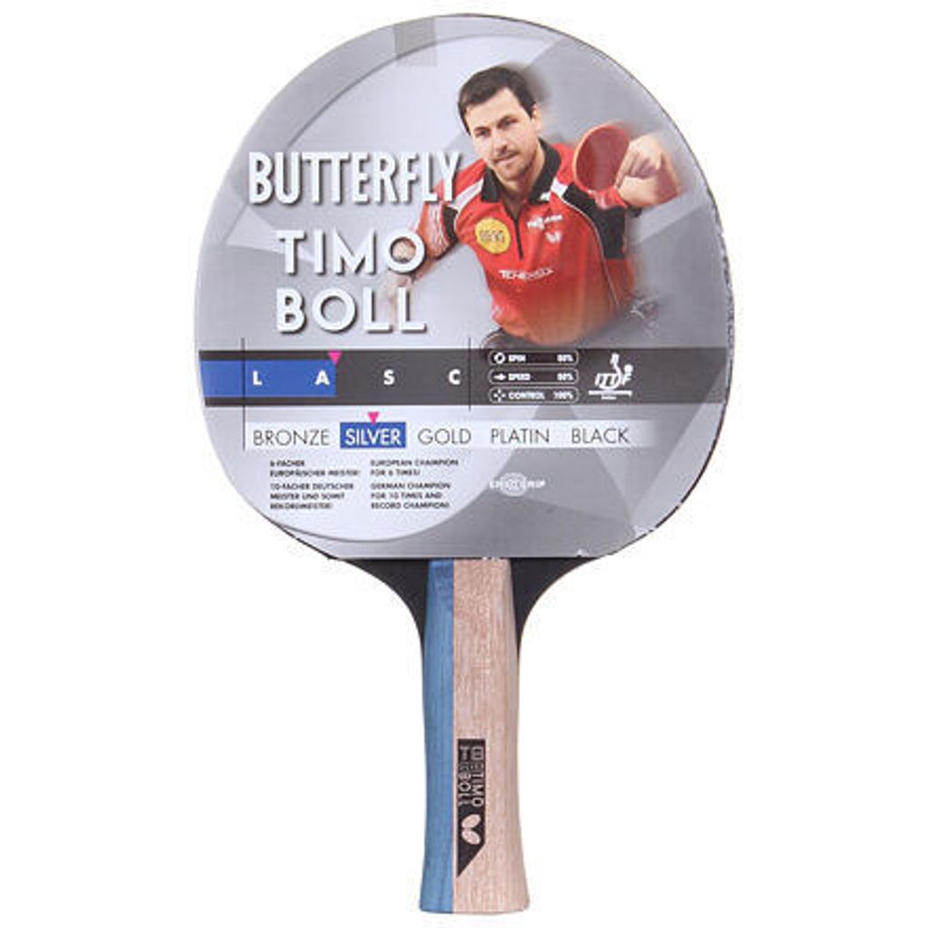 Butterfly Tischtennisschläger 2 X Timo Boll Titanium Schläger + Cell
