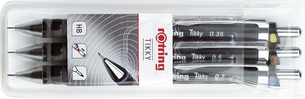 ROTRING Feinminenstift Tikky 3er Set mit Colourcode Zdjęcie produktu 