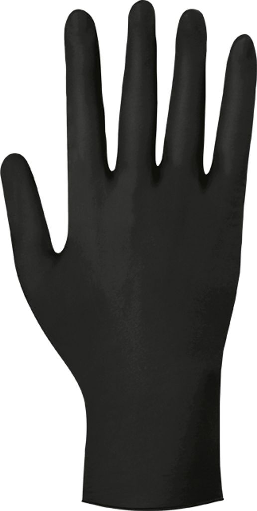 Meditrade® unisex Einmalhandschuhe Nitril® black schwarz Produktbild 