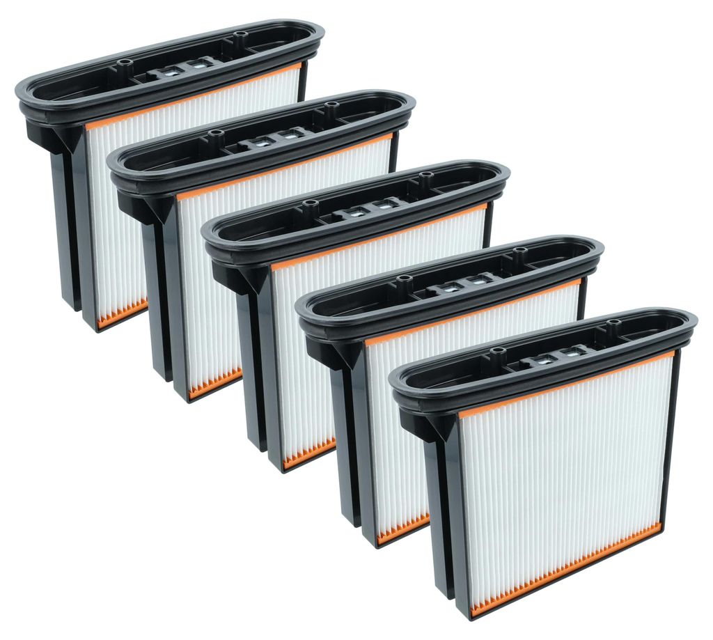 vhbw 5x Flachfaltenfilter F8 / ISO ePM1 70% kompatibel mit Produktbild 