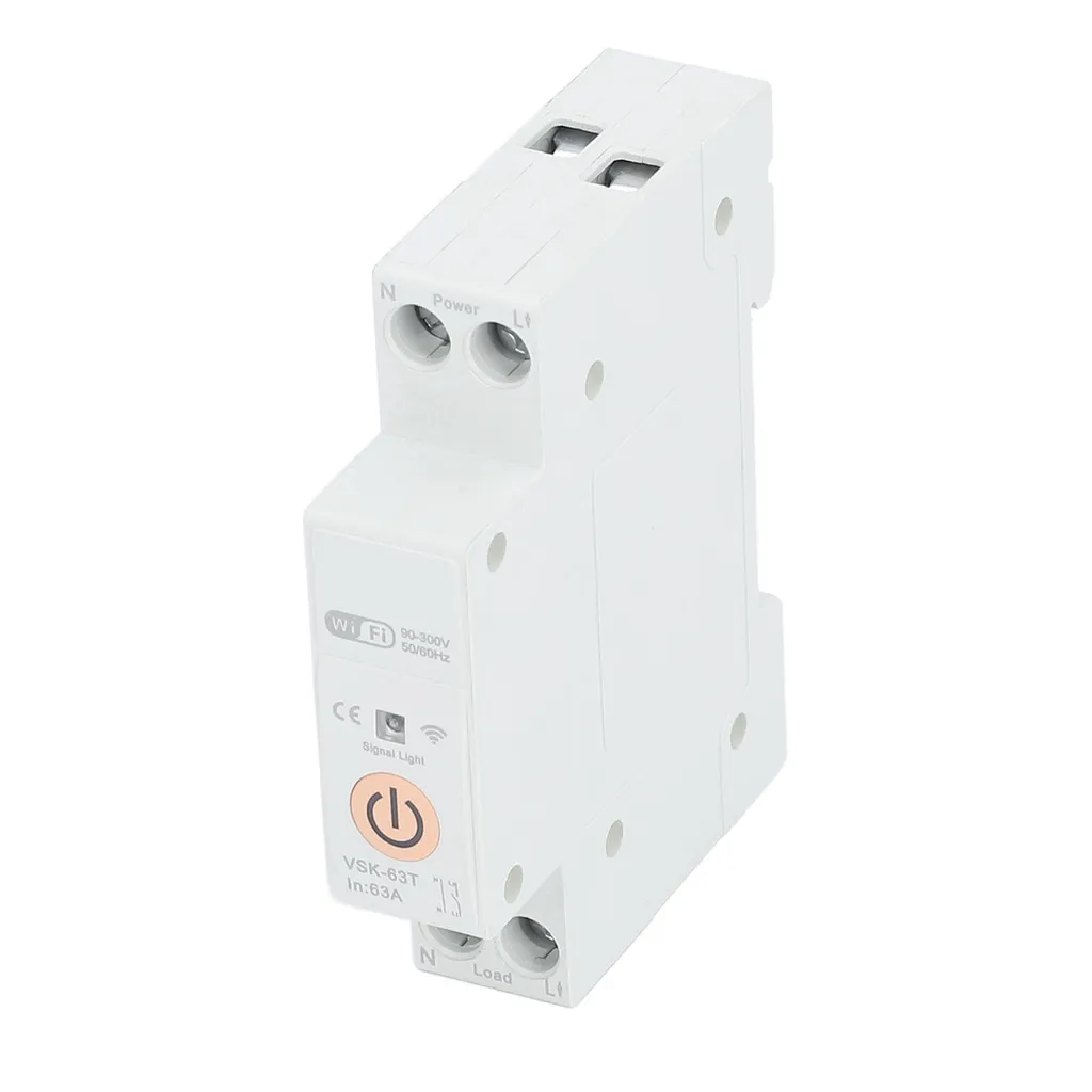 Disjoncteur intelligent WiFi 16A rail DIN pour tableau électrique