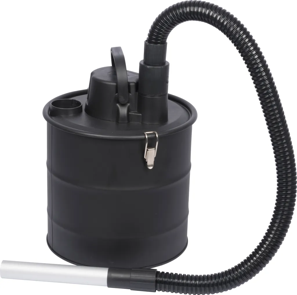 Kinzo Aspirateur de Cendres 18L 1200W Noir avec Cuve en Fer Ignifugé