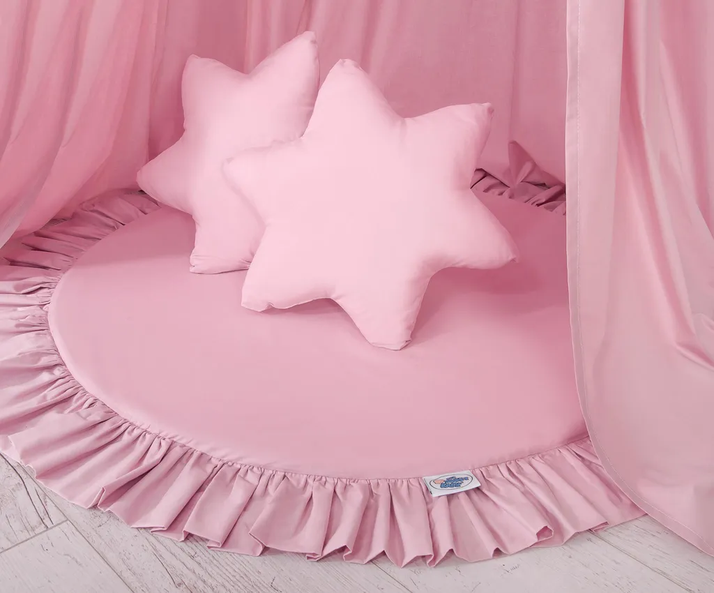 Copertina Gattonamento con Volant Rosa | Protezione e Morbidezza Bimba - 9