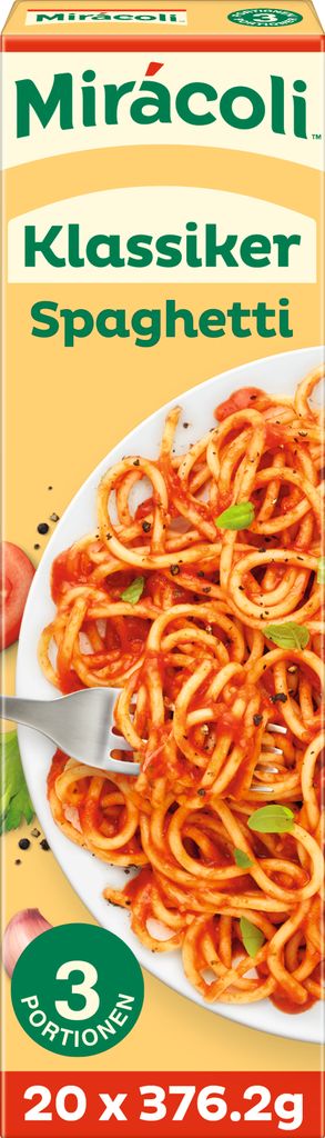 MIRACOLI™ 3 Portionen Spaghetti Klassiker 376,2g Produktbild 