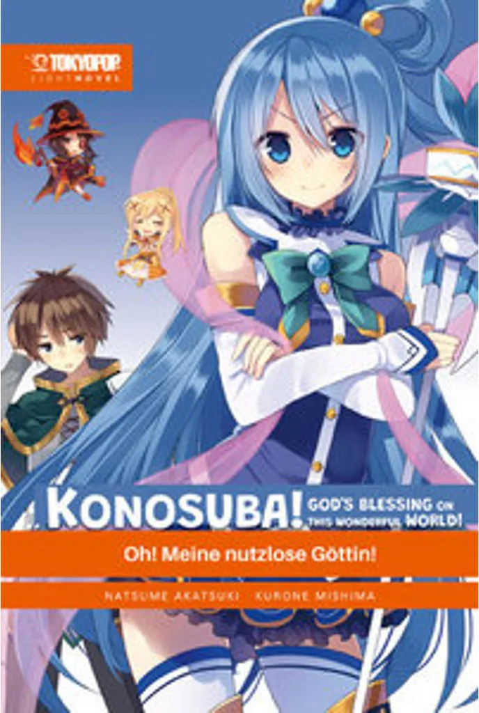 Konosuba God's Blessing Light Novel Volume 01 en Version Anglaise