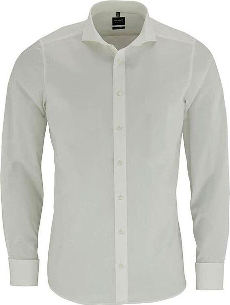 Olymp Body Fit Hemd Langarm Uni Beige 6095/65/20, Größe: 40 Produktbild 